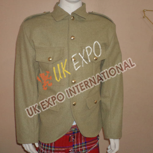 German Officer Khaki Gabardine Tunic