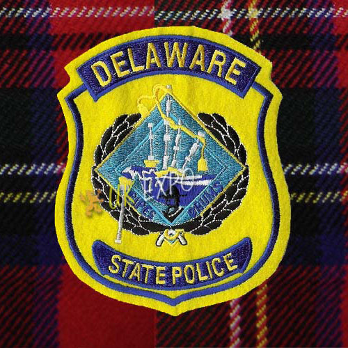 Delaware State Police Pipes and Drums Unit Patch