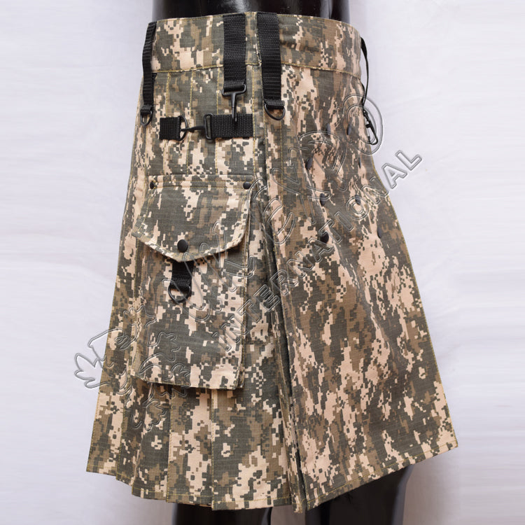 Digital Camouflage Utility Kilt