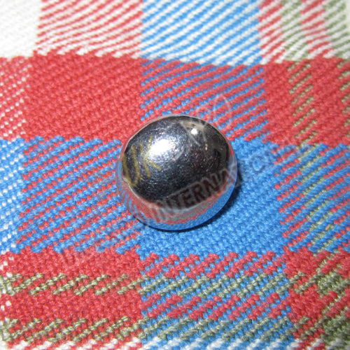 Dome Plain Chrome Buttons