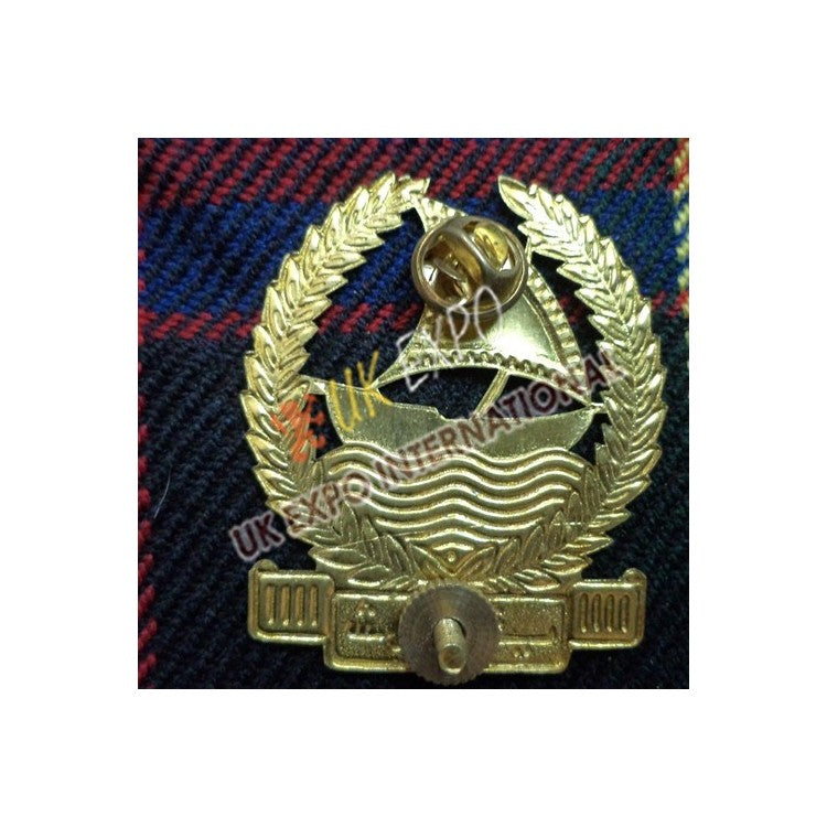 UAE Dubai Police Force Cap Metal Badge