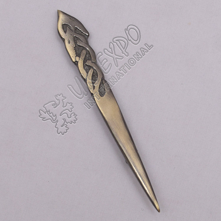 Duck Brass Antique Kilt Pin