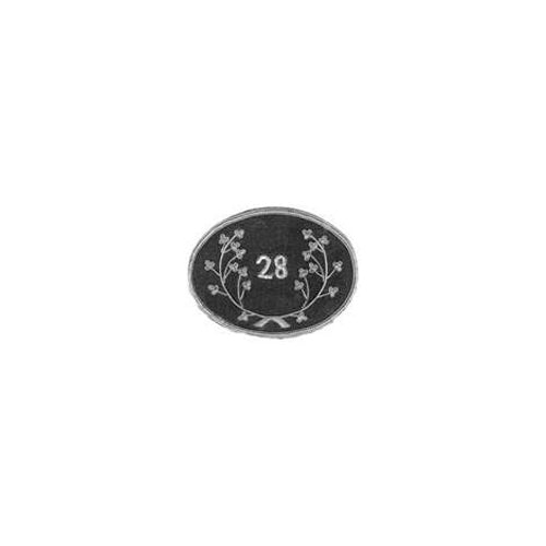 Number 28 Embroidered Badge