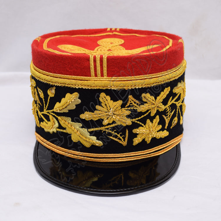 Hand Embroidered French General Kepi