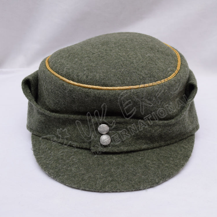 WWII German Heer Elite Grey Wool Cap