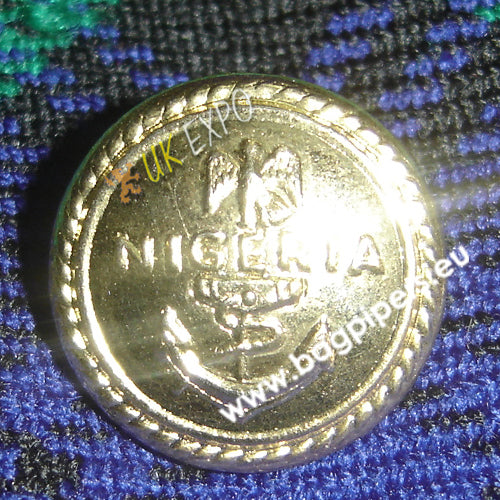 Fighter Pilot Die Struck Mirror Finish Brass Buttons
