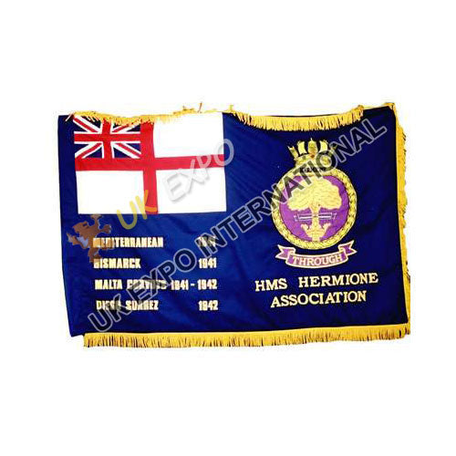 HMS Hermione Royal Navy Ceremonial Association Flag