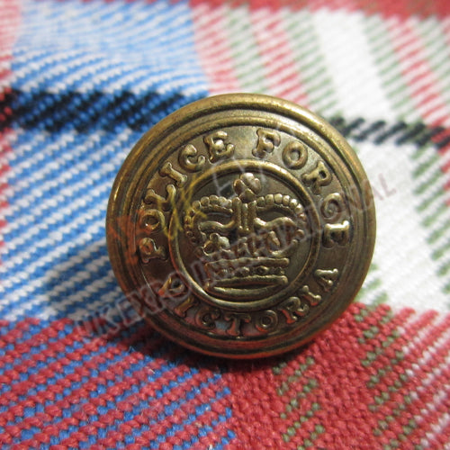 Police Force Brass Buttons