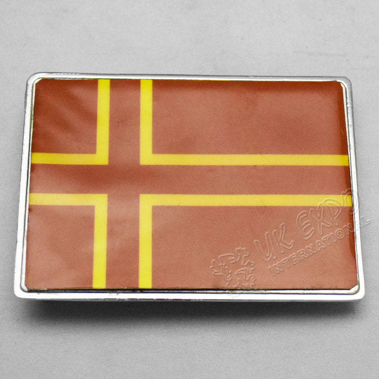 Danish Flag Belt Buckle