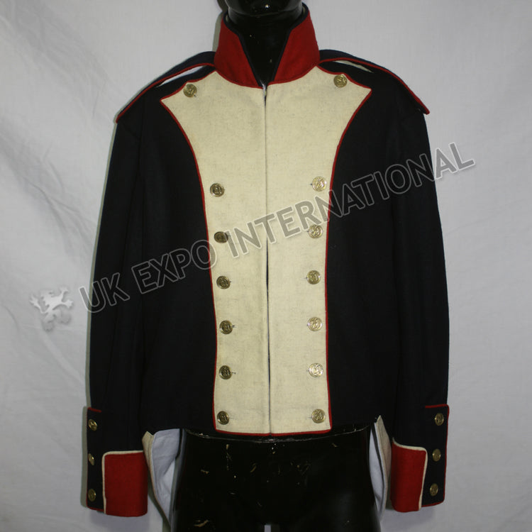 French Habit 1808 Dark Blue Military Coat