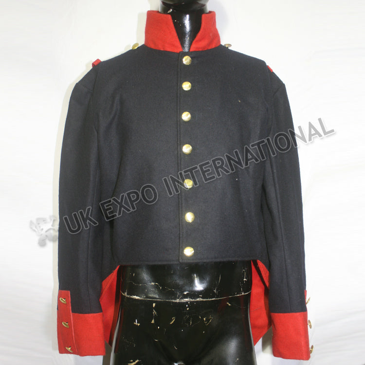 French Habit Dark Blue Wool Coat