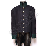 French Habit Dark Blue Wool Coat