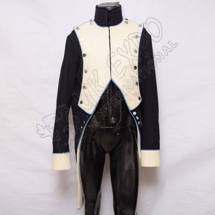 French Spanish Dark Blue Coat