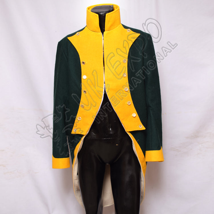 French Spanish Dark Green Uniform Coat