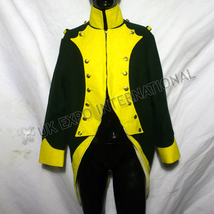 French Spanish Dark Green Historical Military Jacket