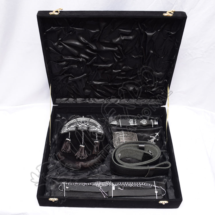 Full Dress Sporran 6 Pieces Set Box