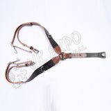 German Leather Combat Y Straps