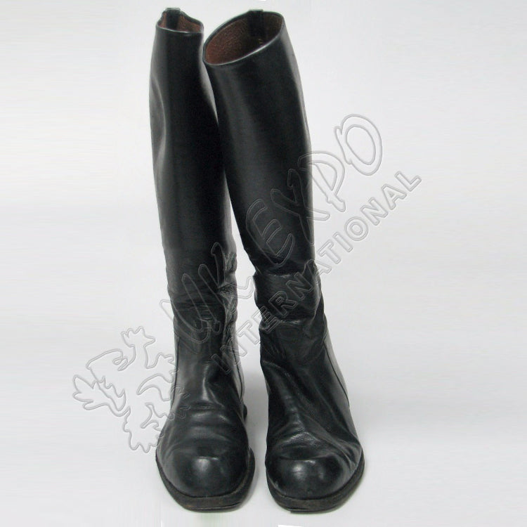 German Military WW2 Black Leather Boots