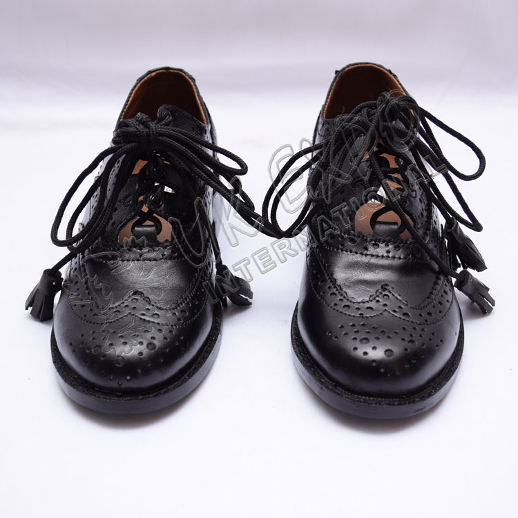 Ghillie Brogues PVC Upper Dull Finish With Rubber Sole Shoes