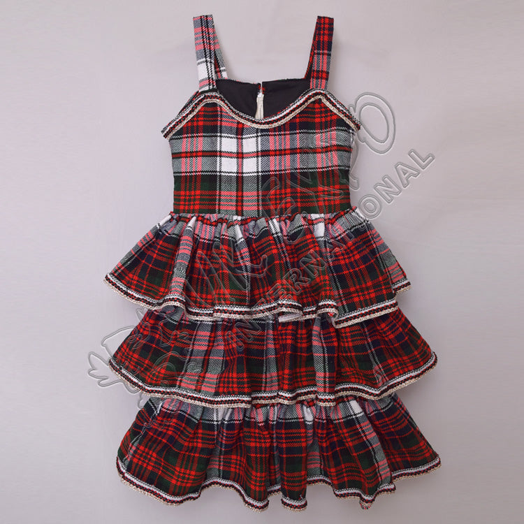 Girls MacDonald Tartan Sleeveless Skirt Dress