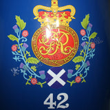 42nd British Drum Blue and Red
