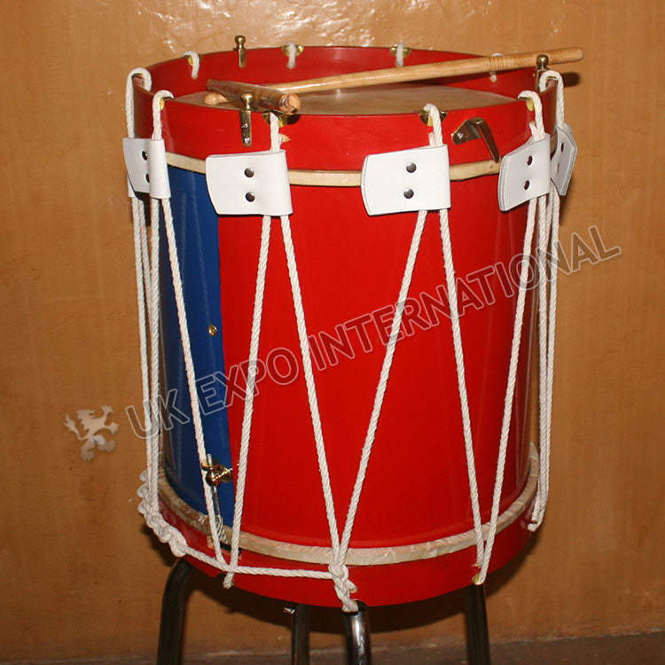42nd British Drum Blue and Red
