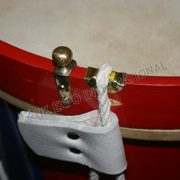 42nd British Drum Blue and Red