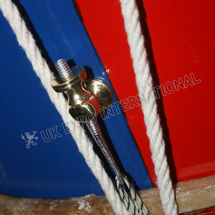 42nd British Drum Blue and Red
