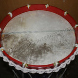 42nd British Drum Blue and Red