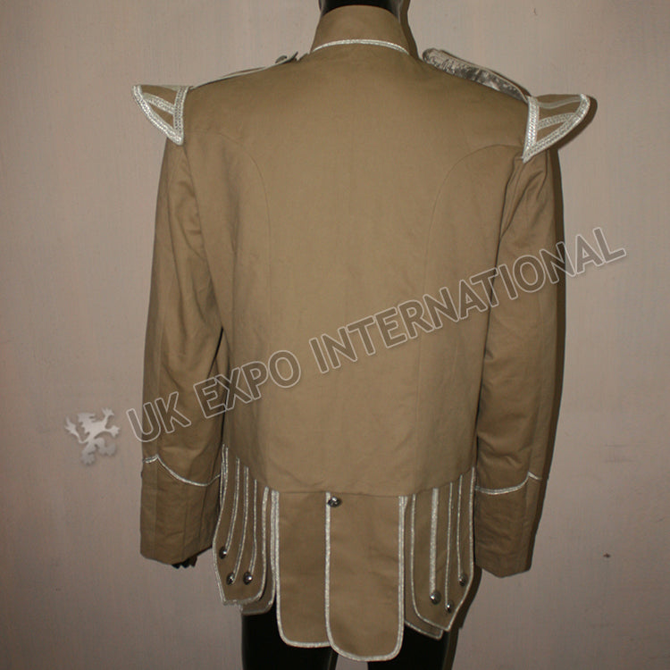 Khaki Doublet Silver Braid With Thistle Buttons