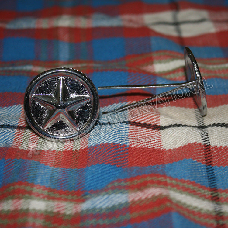 Silver Chrome Finish Shako Star