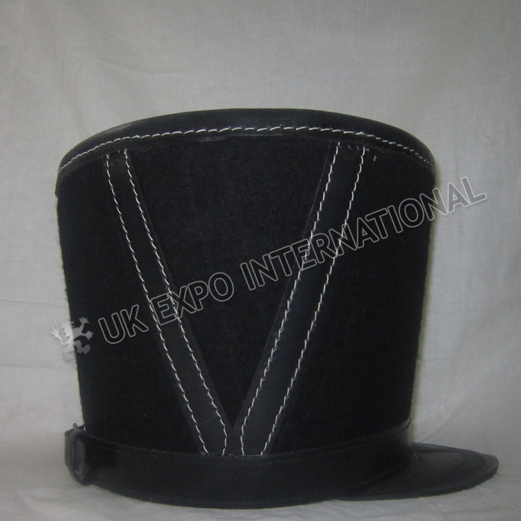 Shako Hat with Yellow Cord