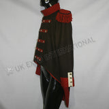 European Dark Brown Military Uniform Coat