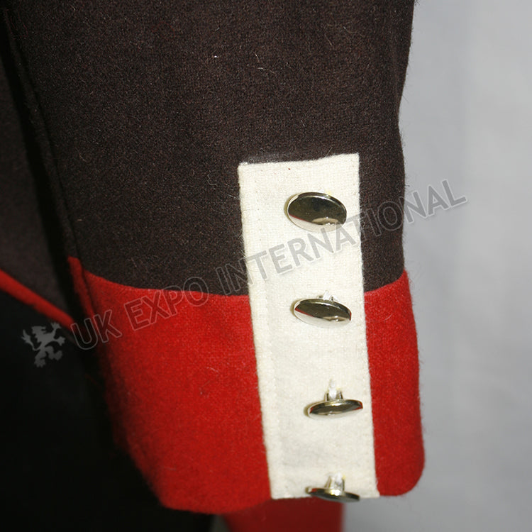 European Dark Brown Military Uniform Coat