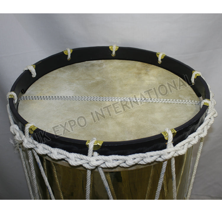 Brass Polish Dark Brown Rim Drum