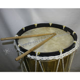 Brass Polish Dark Brown Rim Drum