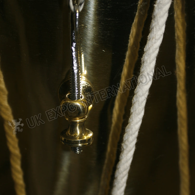 Brass Polish Dark Brown Rim Drum