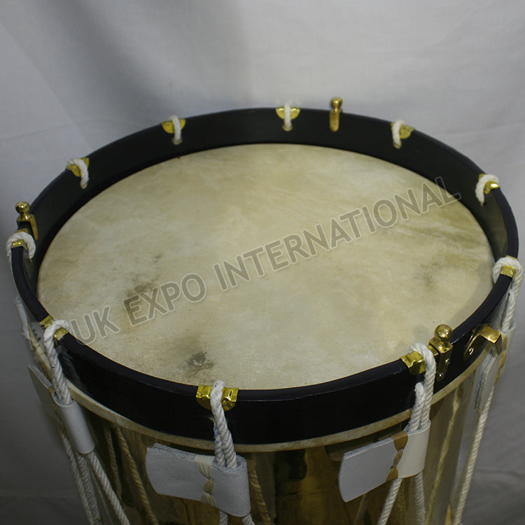 Brass Polish Dark Brown Rim Drum