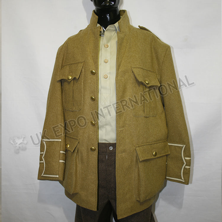 Police Officer Khaki Tunic Coat