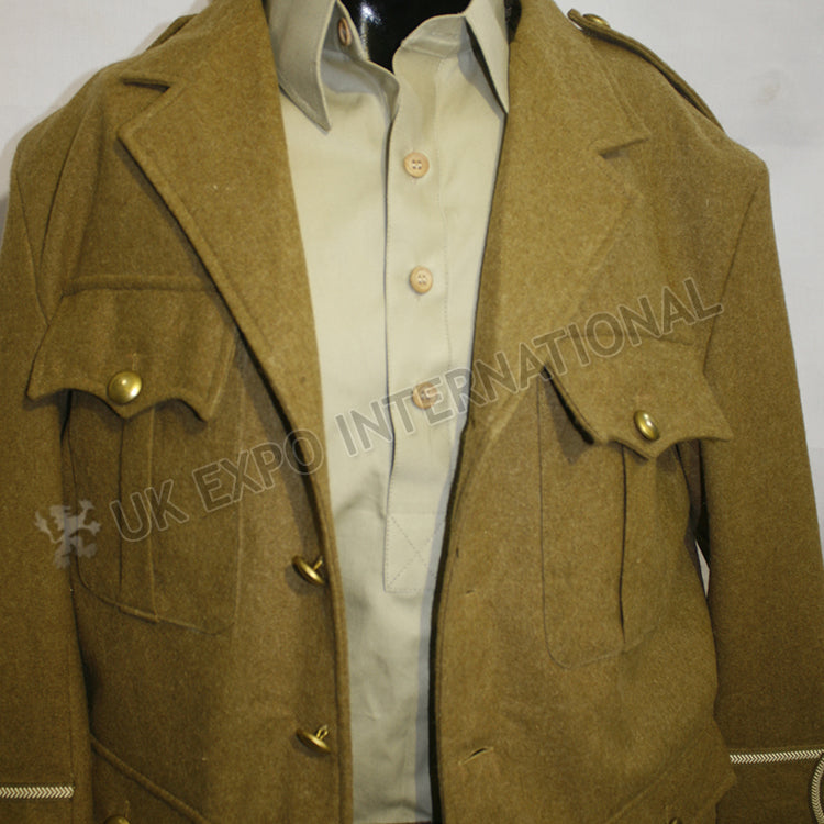 Police Officer Khaki Tunic Coat