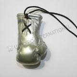 Silver Metallic Color Boxing Gloves Key Chain