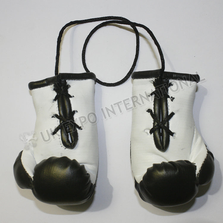 Black White Color Gloves Key Chain