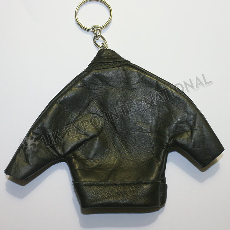 Black Leather Jacket Key Chain