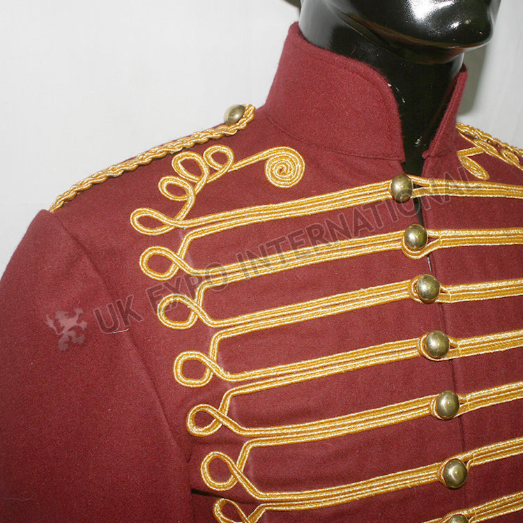 Men’s Red Wine Hussar Jacket