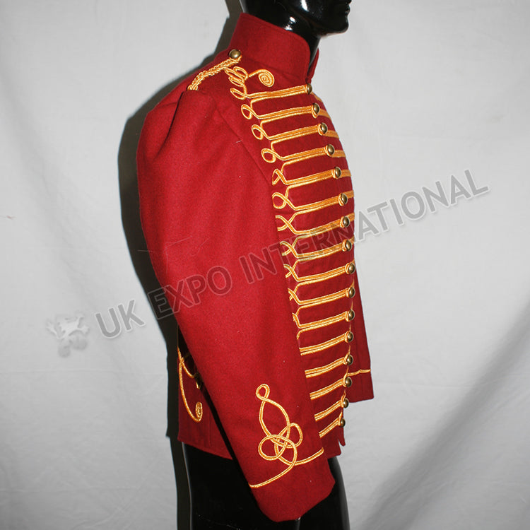 Men’s Red Wine Hussar Jacket