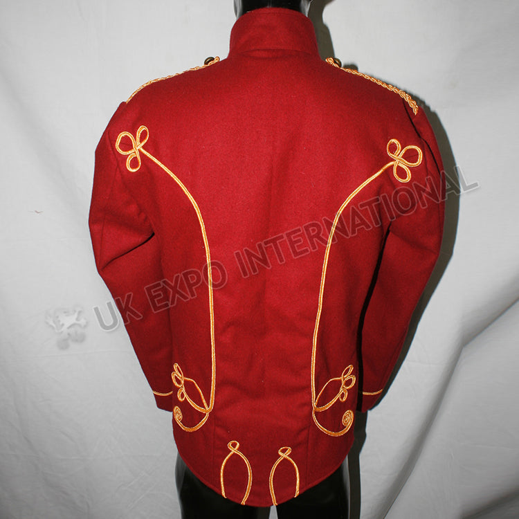 Men’s Red Wine Hussar Jacket