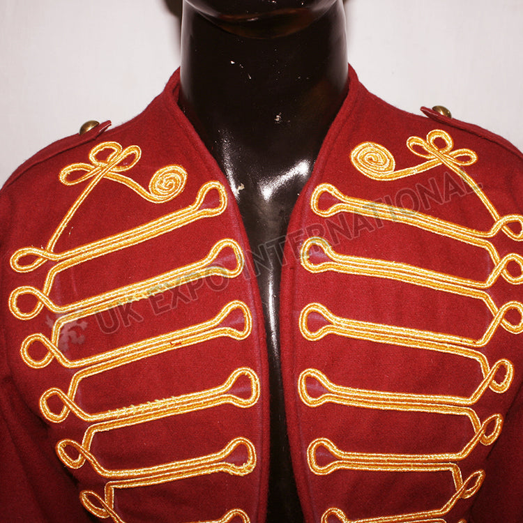 Women’s Red Wine Hussar Jacket