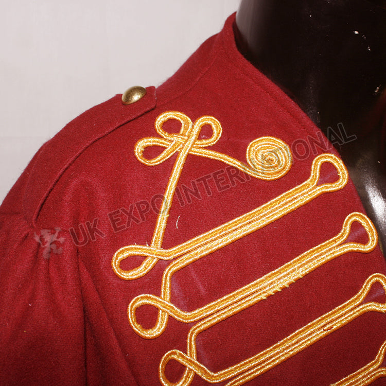 Women’s Red Wine Hussar Jacket