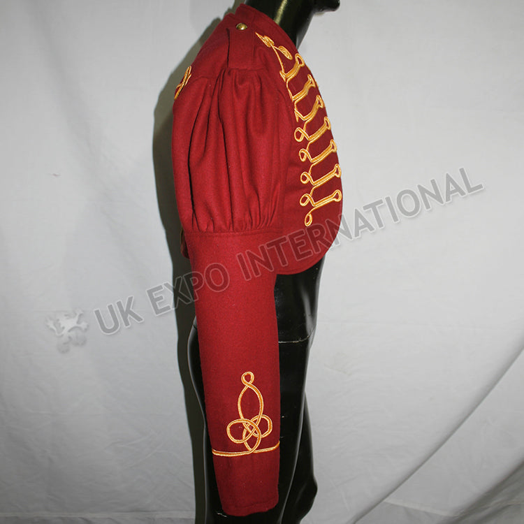Women’s Red Wine Hussar Jacket