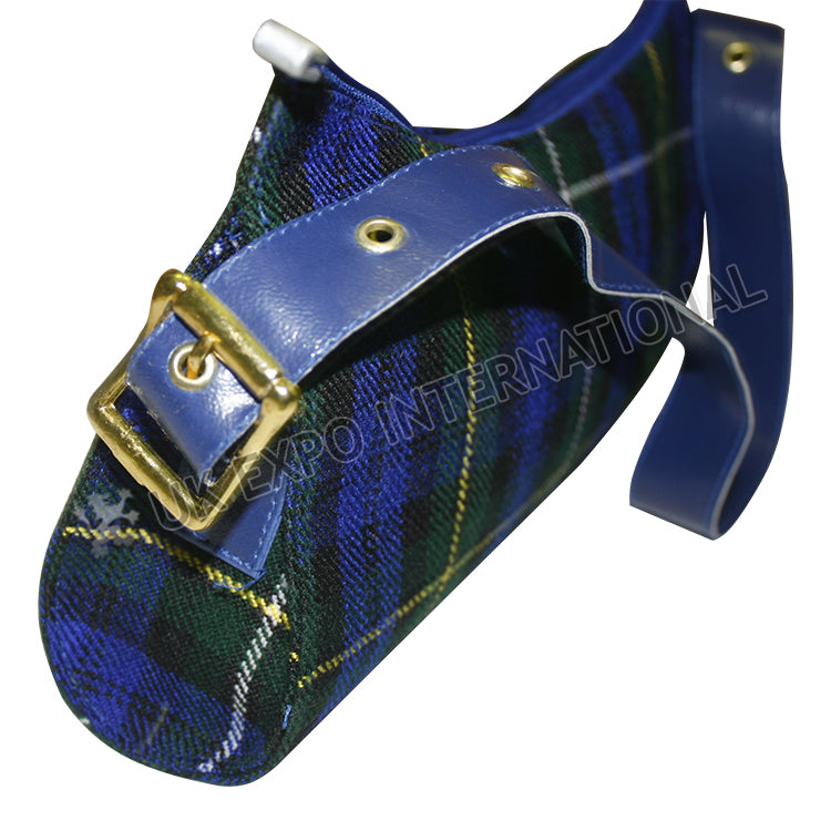 Prince Charles Edward Blue Ramsey Tartan Kilt Bag